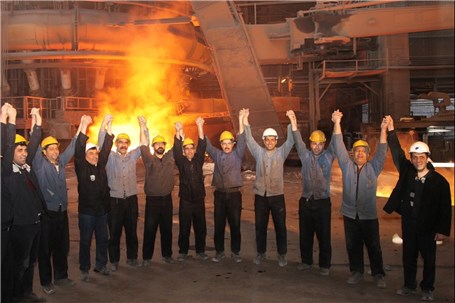 پاییز طلایی ذوب‌آهن اصفهان با ثبت رکورد تولید