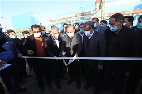 افتتاح خط تولید اکسیژن صنعتی در بوئین زهرا توسط وزیر صمت
