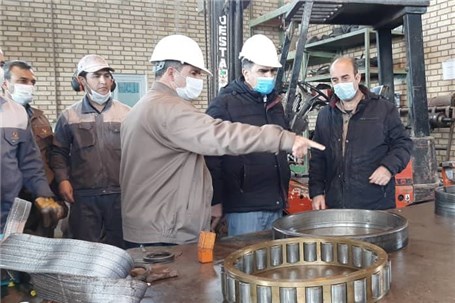 تعمیر پمپ "ارسال گِل به سد باطله" توسط متخصصان شرکت آلومینای ایران