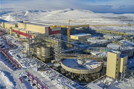 تولید کنسانتره مس در بزرگترین کانسار فلز سرخ روسیه کلید خورد