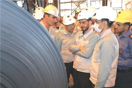تولید گرید جدید ورق فولادی CK۴۵ در مجتمع فولاد سبا